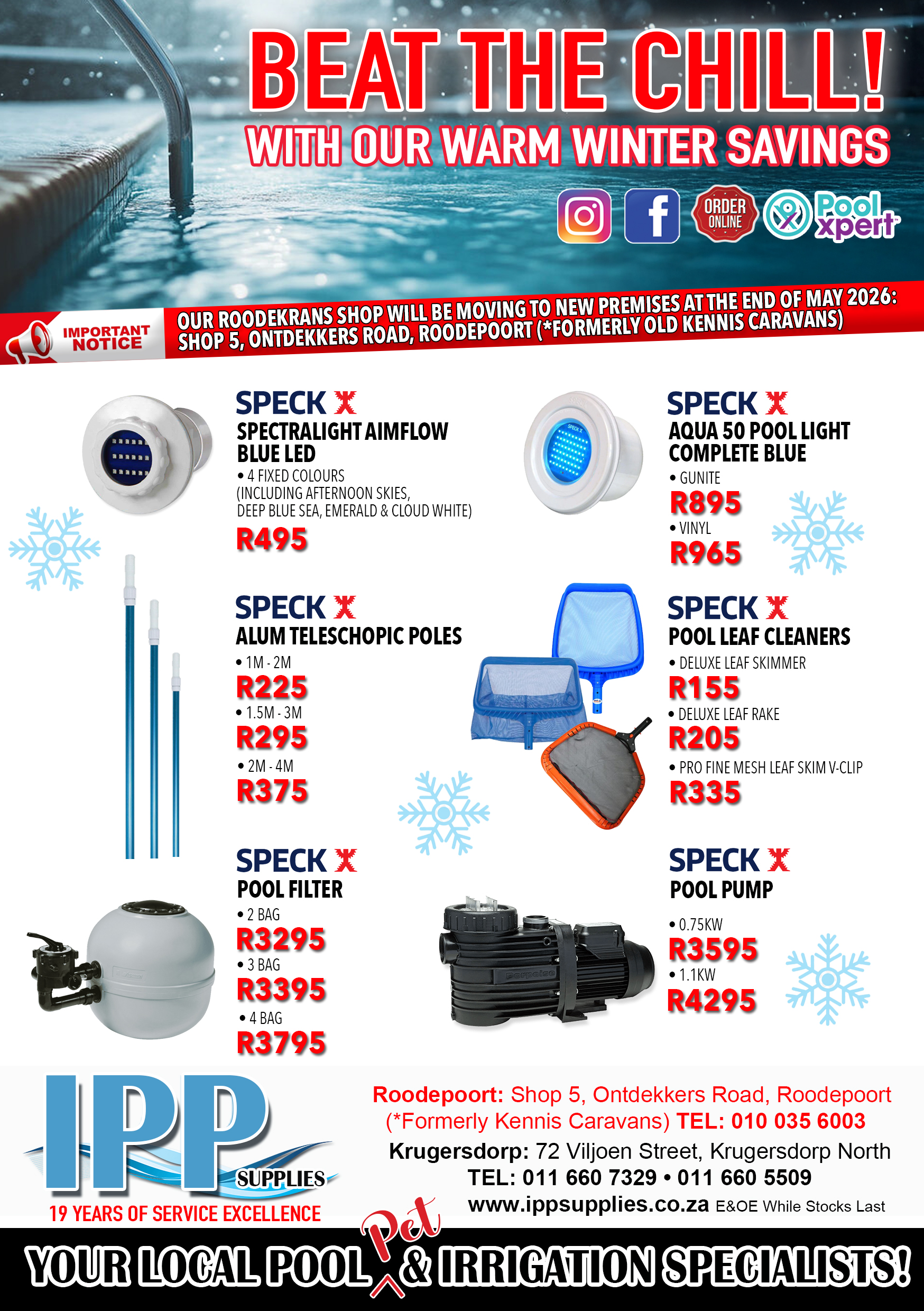 IPP Supplies Page One Specials Month-end May 2026 IPP Supplies Page One Specials Month-end May 2026